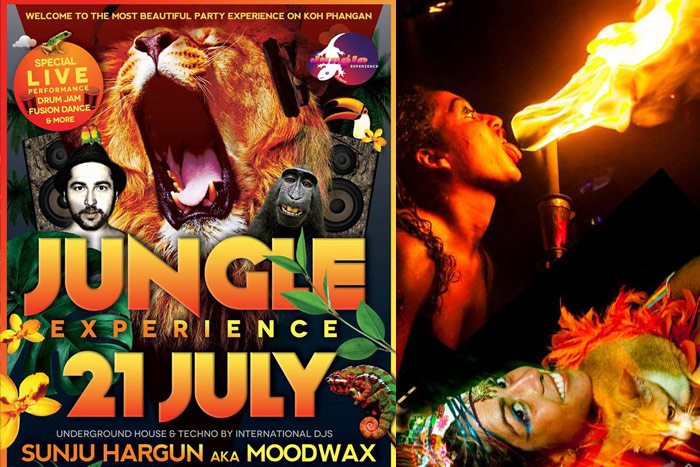 sunju hargun, dj, jungle experience, party, phangan