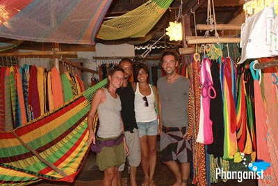 buyers in hammock gallery shop